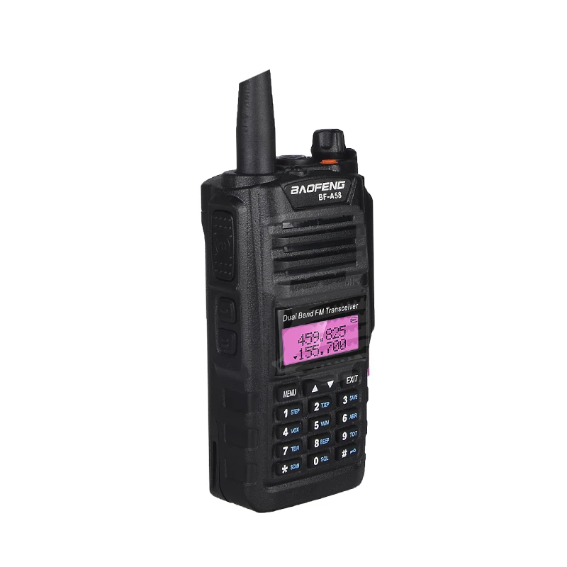 100% Original Baofeng BF-A58 Waterproof Two Way Radio IP67 Long Range marine radio 128CH VHF UHF Dual Band 2