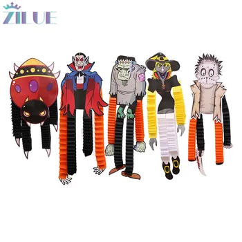 

Zilue 1pc Halloween Scene Layout Decoration Props Skeleton Vampire Paper Hanging Party Performance Supplies Nightclub Decoration