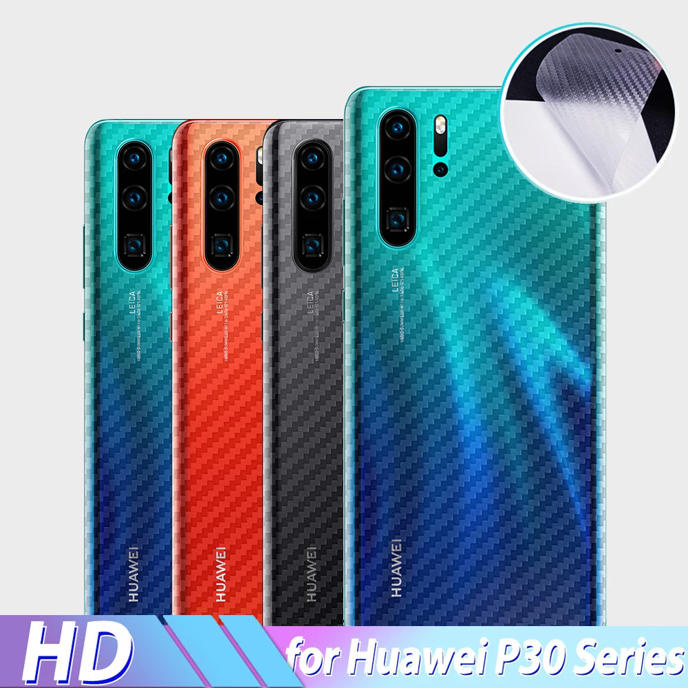 

Soft Carbon Fiber Film for Huawei P30 Pro P20 Pro Lite Film Back Protector Sticker Protective Carbon Fiber for Huawei P30 Pro
