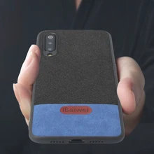 Тканевый чехол для телефона для Xiaomi Mi 9, задняя крышка, роскошный силиконовый защитный чехол с краями, Xiaomi Mi 9 SE, чехол, не скользит