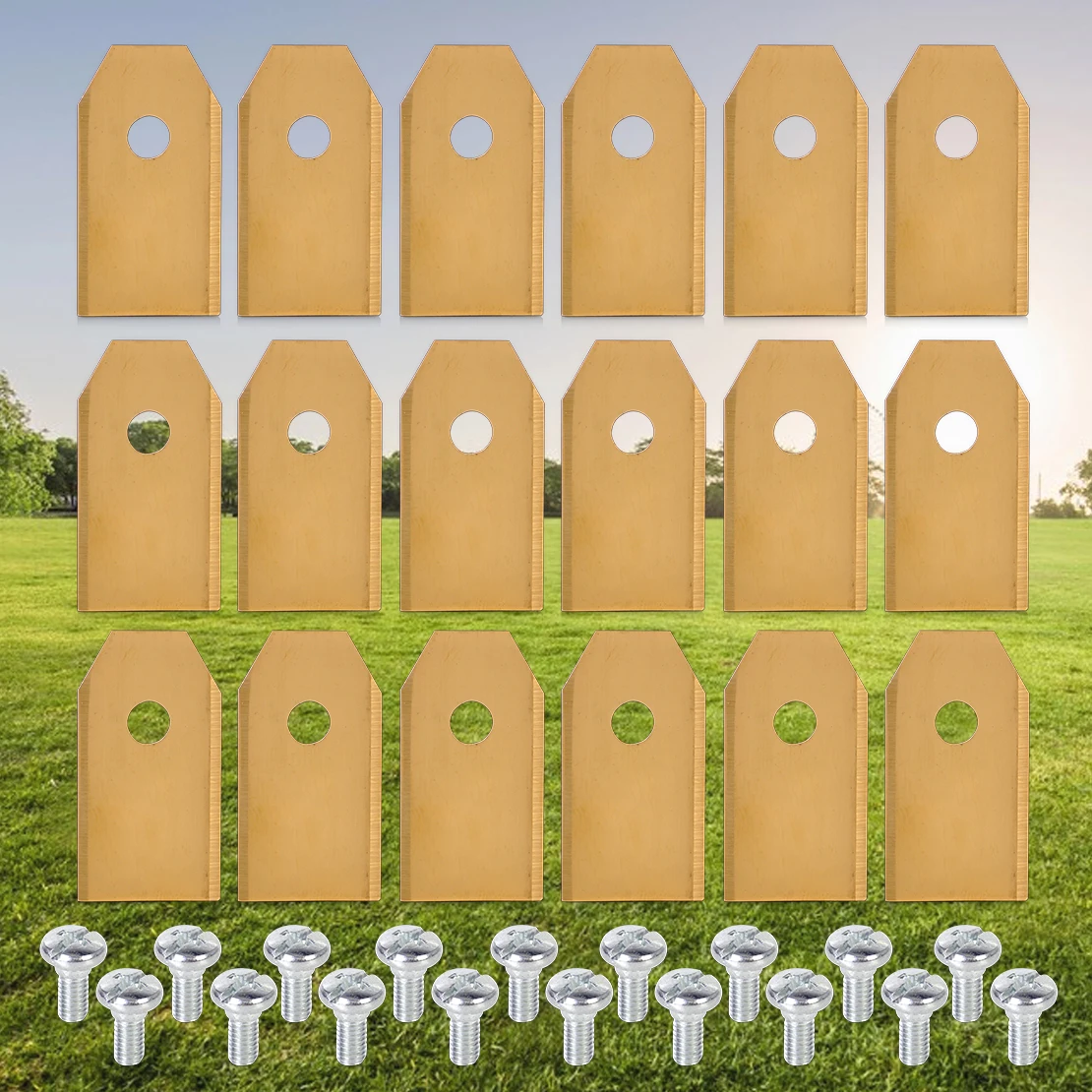 Letaosk Nuova Lama Per Tosaerba 18Pcs X 0.75Mm Adatta Per Husqvarna Automower 305 308 310 220Ac 265Acx Gardena Accessori