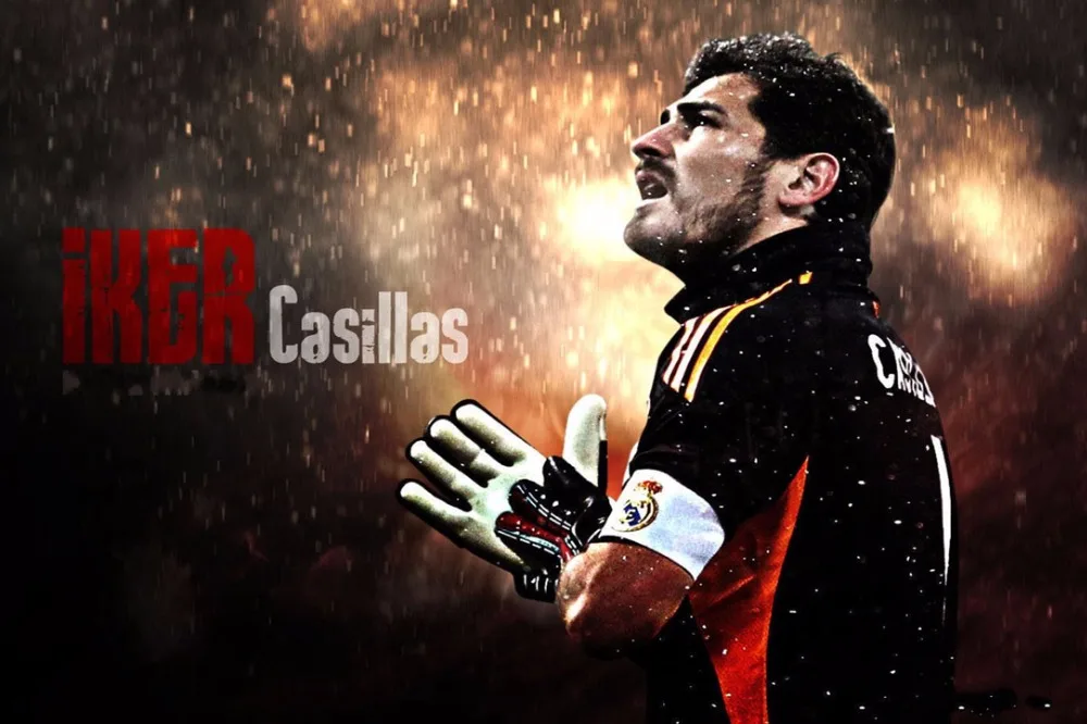 2199 Iker Casillas Football Super Star-Wall Sticker Art Poster For Home Decor Silk Canvas Painting