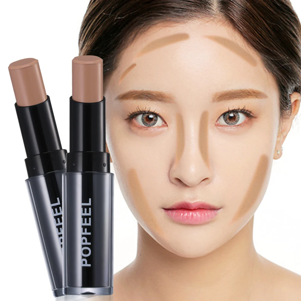 1pc New Face Foundation Concealer Highlight Contour Pen Stick Makeup