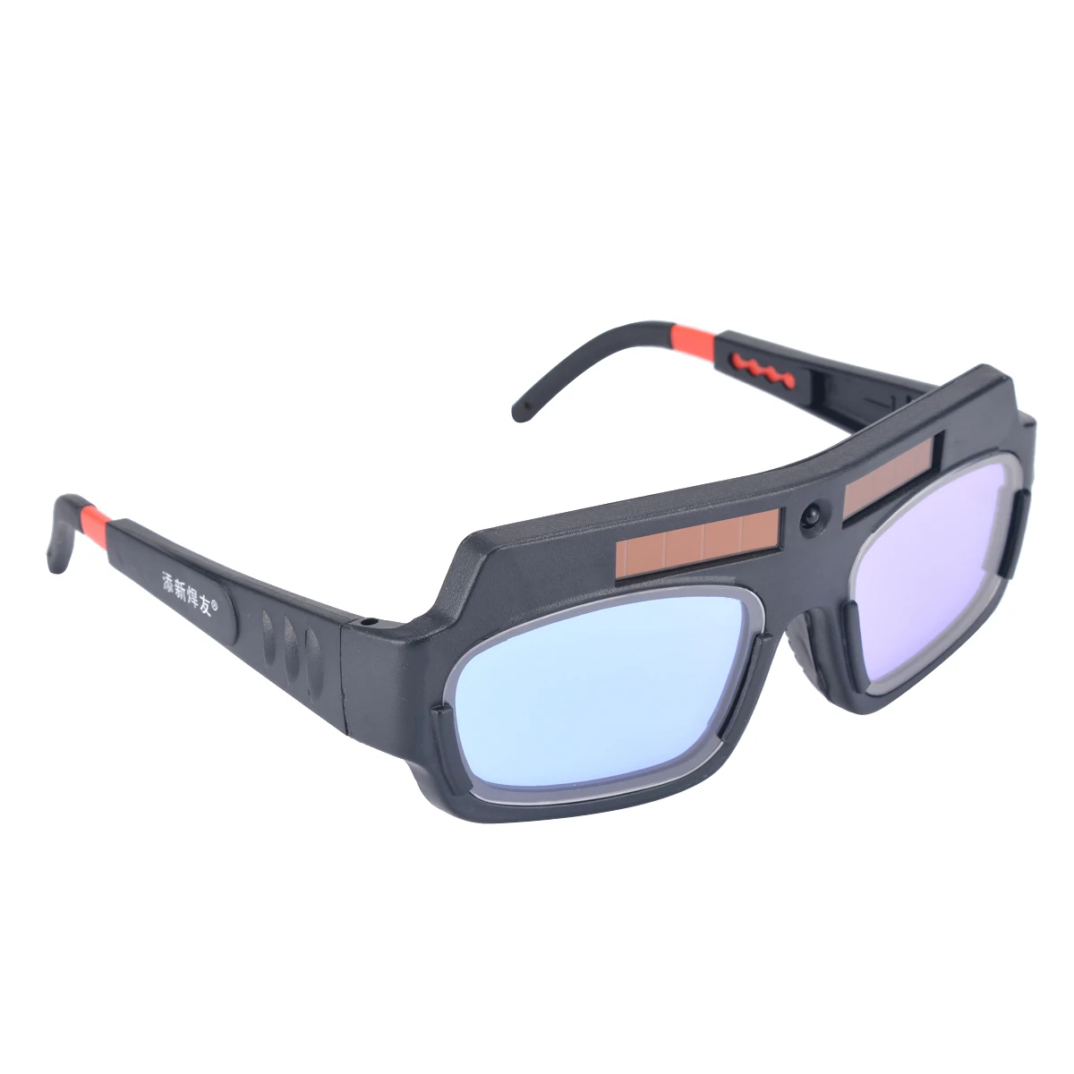 Kopen 1 st Mayitr Zonne energie Auto Lasfilters Masker Helm Goggle Mayitr Lasser Glazen Arc PC Lens Voor Lassen Bescherming