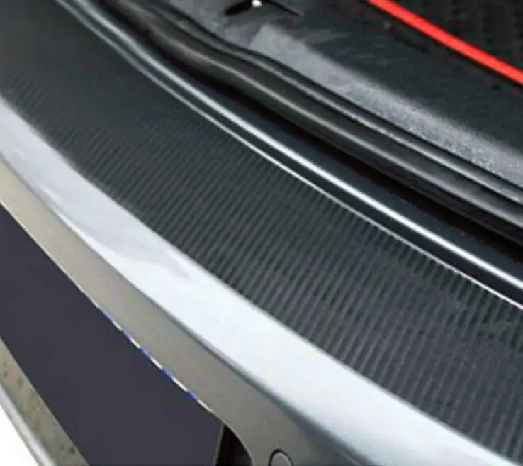 Carbon Fiber Film Car Rear Bumper Protective Cover Sticker Load Edge