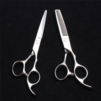 

C2000 6.0" 17cm 440C Customized Logo Thinning Shears Cutting Scissors Antler Teeth Salon Styling Tool Professional Hair Scissors