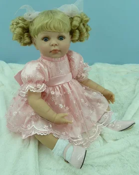 

The cute vinyl silicone reborn baby dolls accompany sleeping lifelike princess toddler doll kid popular christmas new year gifts