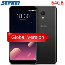 Orijinal Meizu M6s Küresel Firmware 4G LTE 3 GB 64 GB Exynos 7872 Hexa Çekirdekli 5.7 