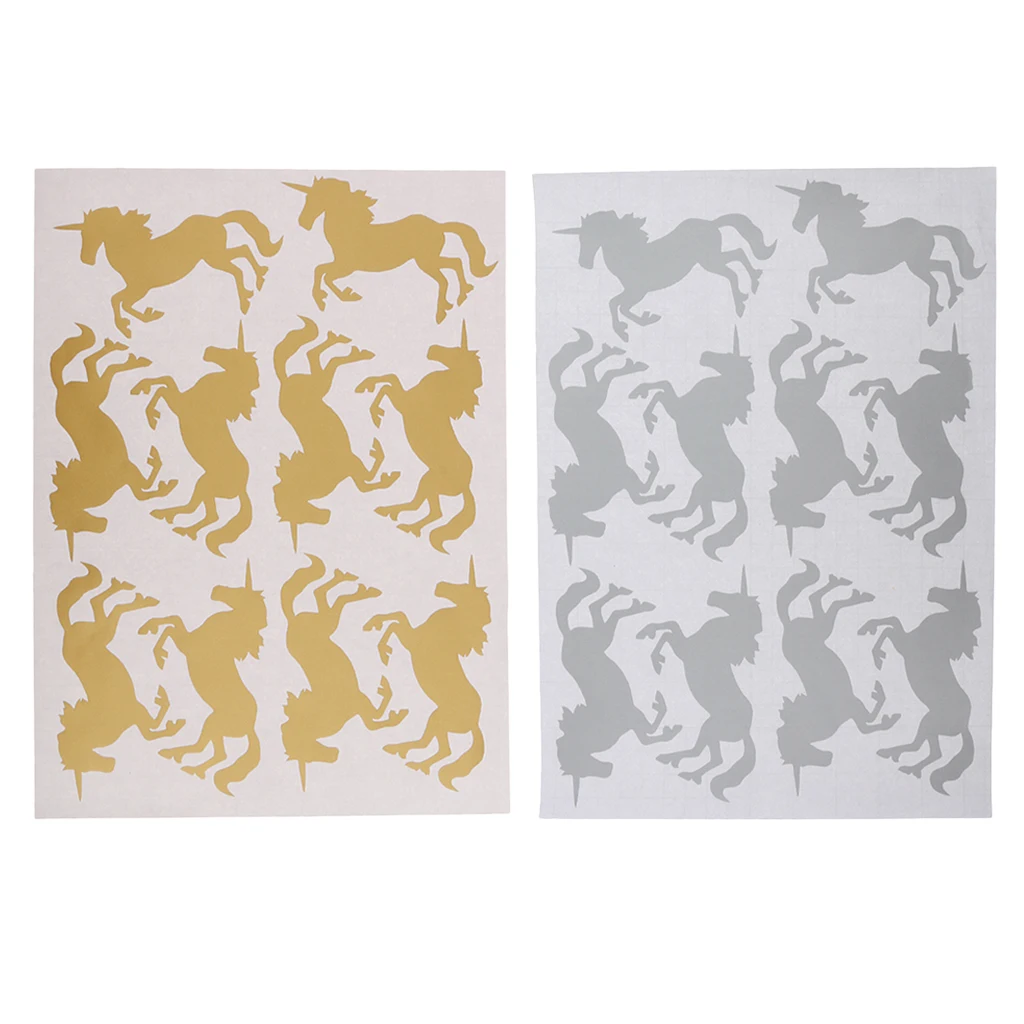 

Novelty Removable Wall Sticker Art Decal Vinyl Room DIY Decorations Gold+Silver