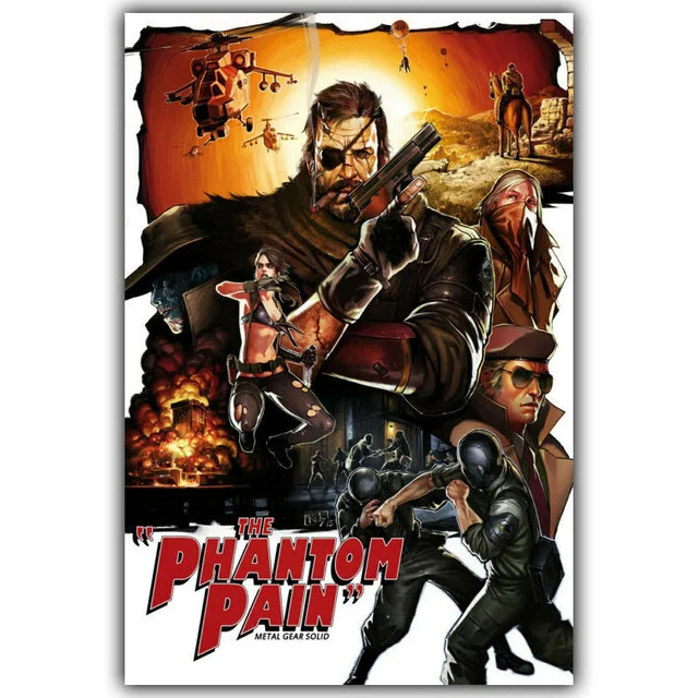 

Metal Gear Solid V The Phantom Pain Game SILK POSTER Decorative Wall painting 24x36inch