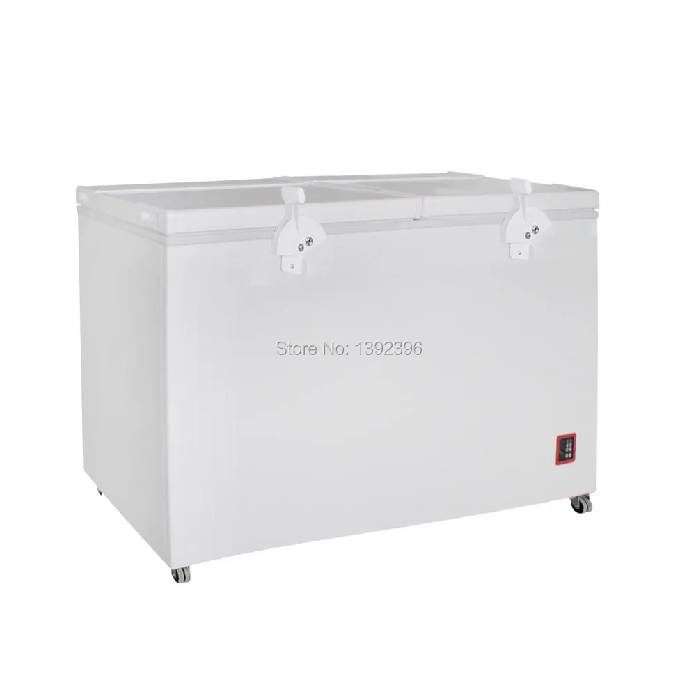 408L компрессор постоянного тока морозильная камера ультра энергоэффективный Солнечный холодильник с батарейным питанием морозильник комбинированный холодильник