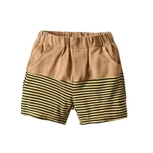 Шорты в полоску; трусы для малышей; Детские пляжные шорты; спортивные штаны; одежда для малышей; летние детские шорты; хлопковые шорты для мальчиков и девочек