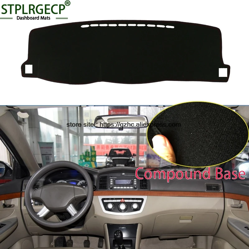 

StplrgeCP For lifan 620 doulbe layer Car Dashboard Cover Avoid Light Pad Instrument Platform Dash Board Cover Sticker