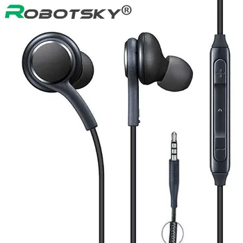 

3.5mm Wire Running Earphone In-ear Bass Sport Headset Earpieces with Microphone for Samsung Galaxy S8 S9 s10 Xiaomi Huawei P30