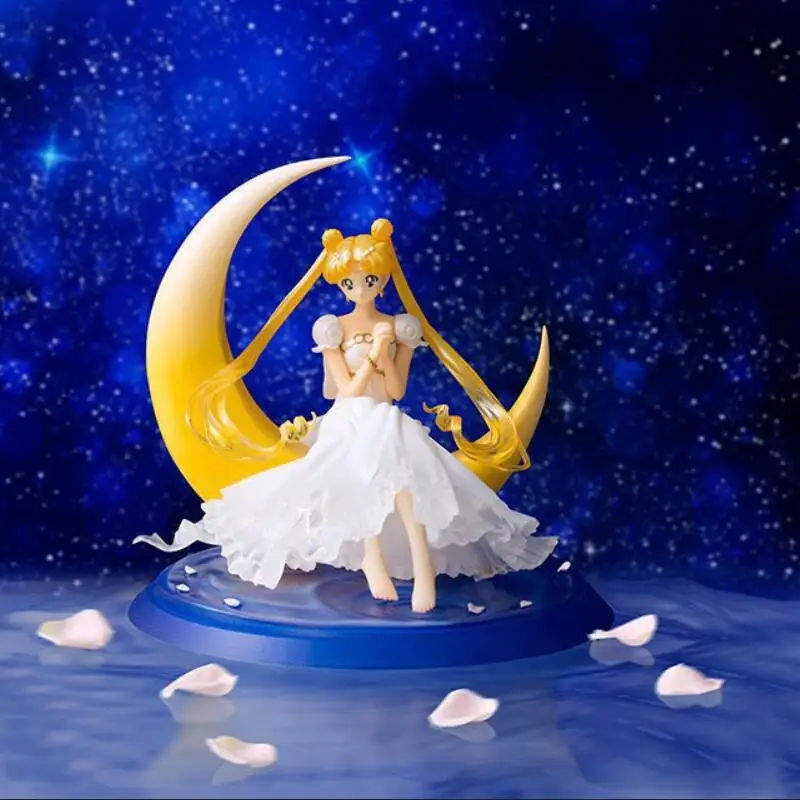 

Sailor Moon Action Figure 1/8 scale painted figure Princess Serenity Doll PVC Action Figure Collectible Model Toy 13cm KT3406