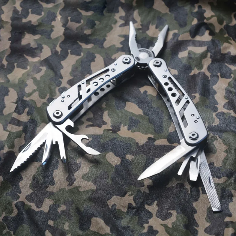 

High Quality Multi Tools Pliers with Screwdriver Kit Camping Climbing Hiking Plier Pocket Cutting Multitools Black and Sliver