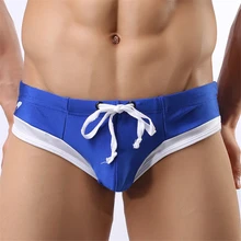 Брендовые горячие сексуальные мужские купальники шорты Плавки летние бикини мужские пляжные шорты-бермуды мужские пляжные шорты купальный костюм для фитнеса