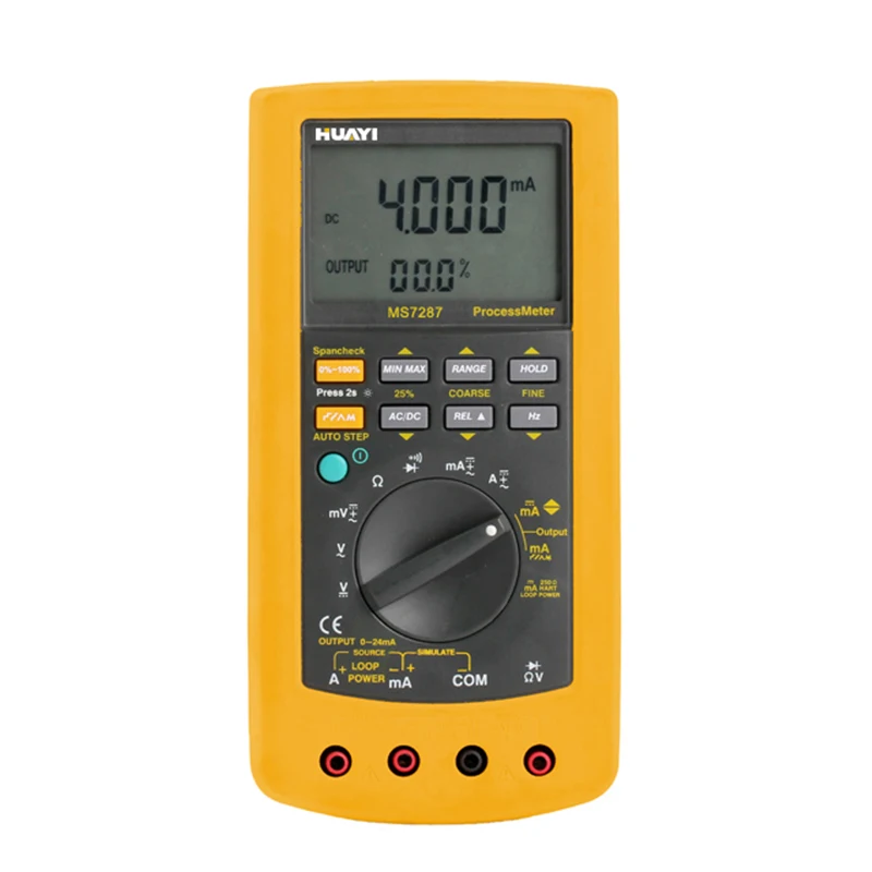 

HuaYi MS7287  AC DC Auto Range Process Calibrator With True RMS LCD Display Backlight