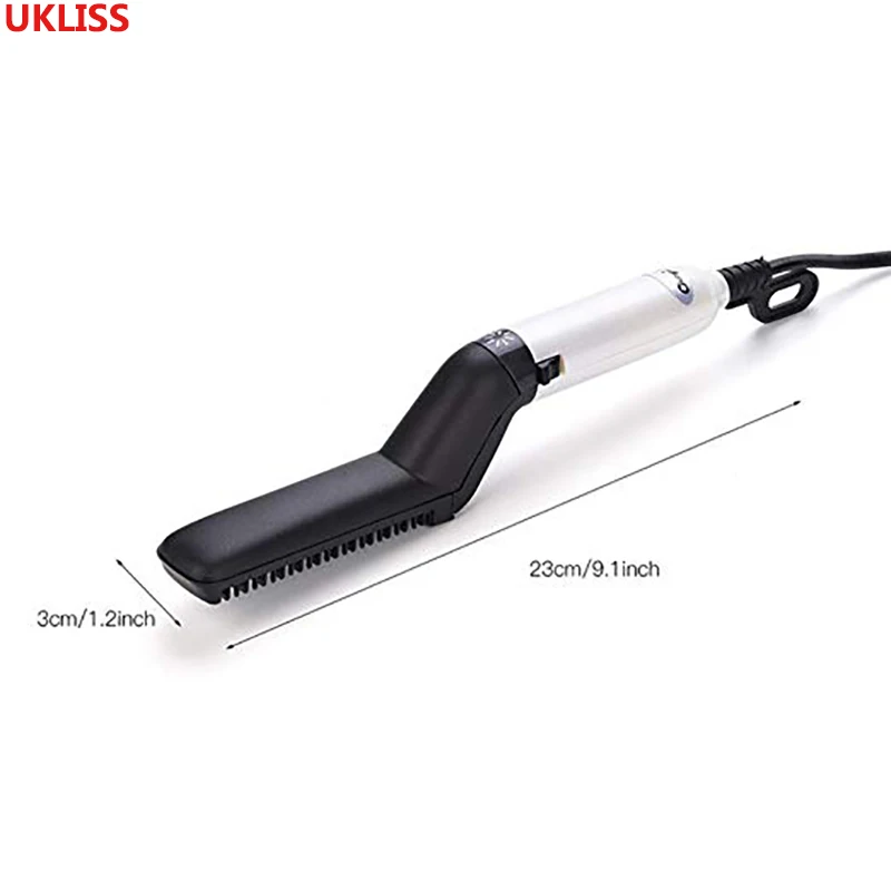 

Professional Men Quick Beard Straightener Styler Comb Multifunctional Hair Curling Curler Show Cap Tool Hair Straightener Brush