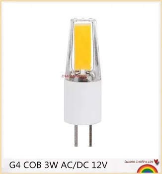 

10PCS YOU G4 COB 3W Mini LED lamp Bulb AC/DC 12V LED Light Use In Crystal Chandelier Replace Halogen lamp