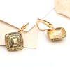 Dorado Geometric Drop Earrings For Women Rose  Retro New Copper Female Dangle Hanging Earring Fashion Ear Jewelry Brincos 2022 ► Photo 3/6