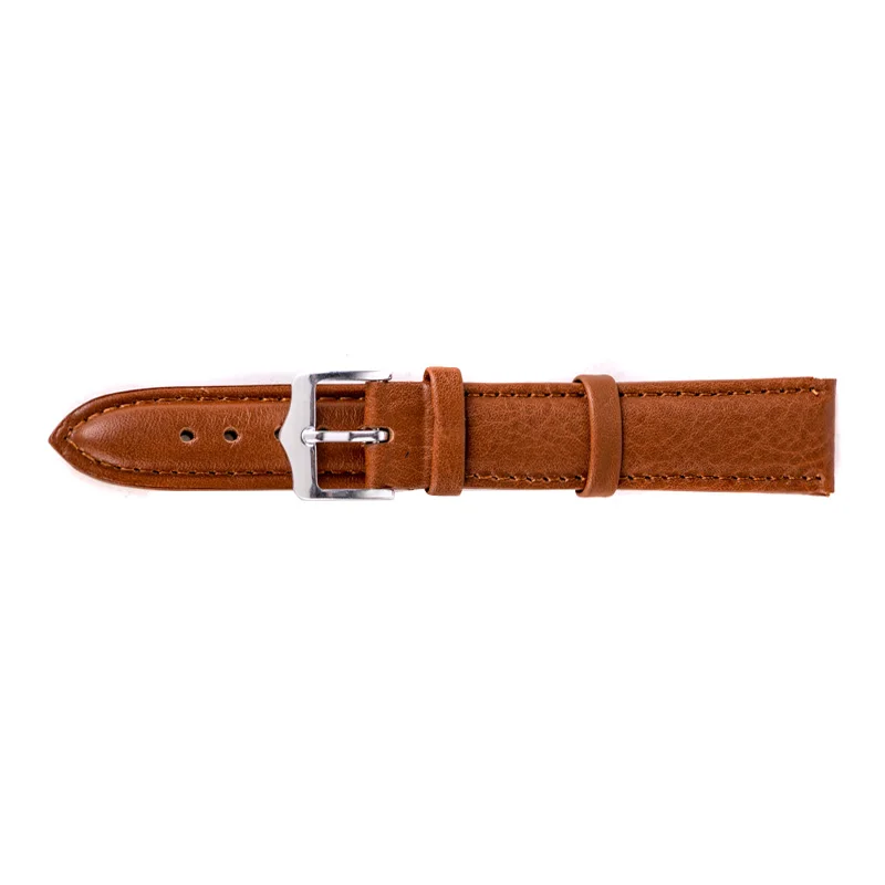 Luxury Watch Band 12mm,14mm,16mm,18mm,20mm,22mm,24mm Soft Sweatband Leather Strap Steel Buckle Wrist WatchBand