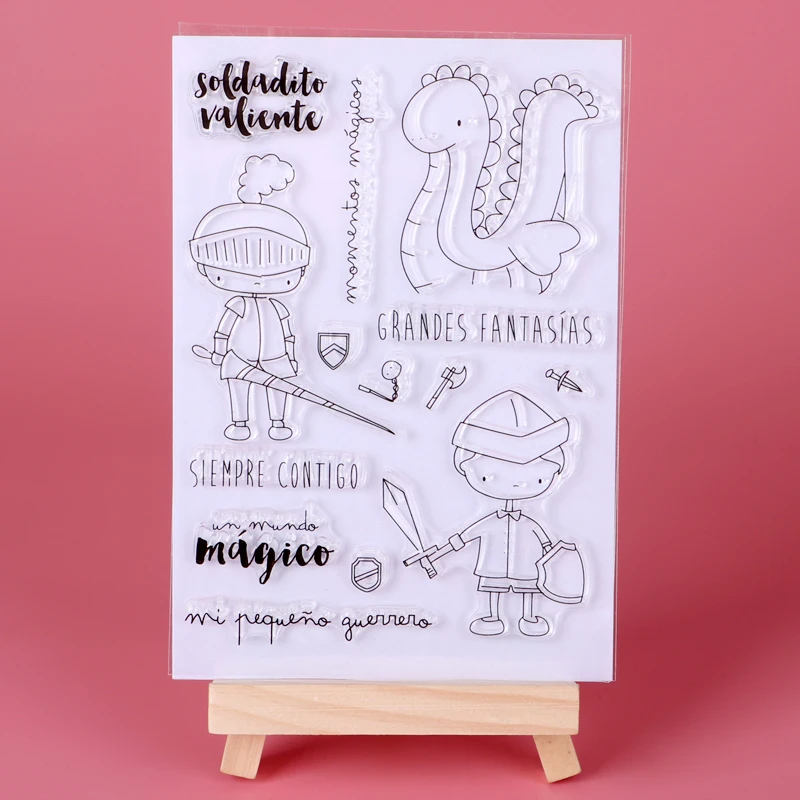 

Transparent Clear Silicone Stamps for DIY Scrapbooking Card Making diy photo Roller album Decorative