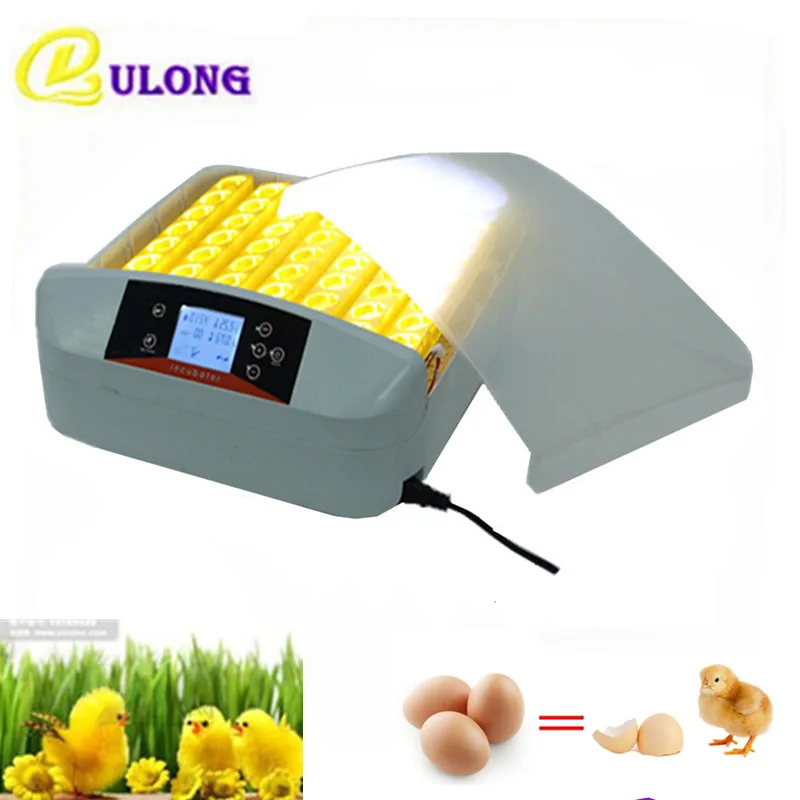 

56 Eggs Incubator with LED Eggs Turning Tray Chickens Ducks Egg Observation Poultry Automatically Hatcher Hatching Equipment