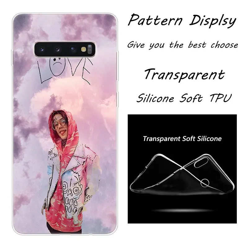 Горячая Распродажа, мягкий силиконовый чехол Lil Peep Rap Hip для samsung Galaxy S10 S9 S8 Plus S7 Edge A6 A8 Plus A7 A9 A5, Модный чехол - Цвет: 002