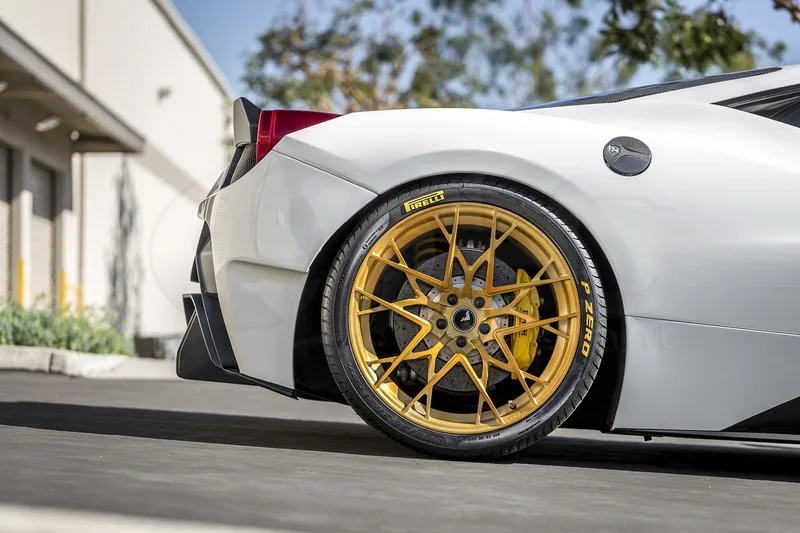2010-2014 Ferrari F458 Italia Coupe & Spider Vorsteiner 458-VX Program Style Rear Bumper PCF with Muffler Tips (15)