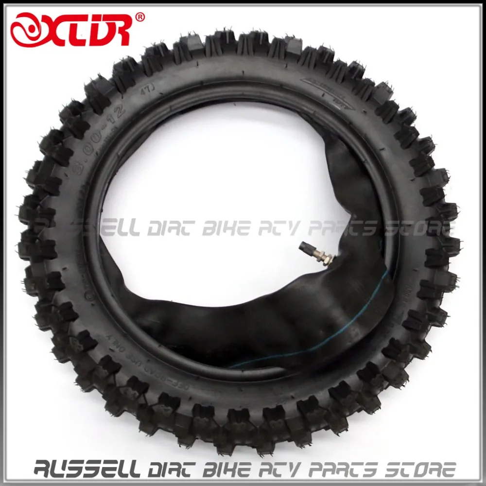 3.00 12 Tire inch Tyre & tube for Trail Off Road Dirt Bike Motocross