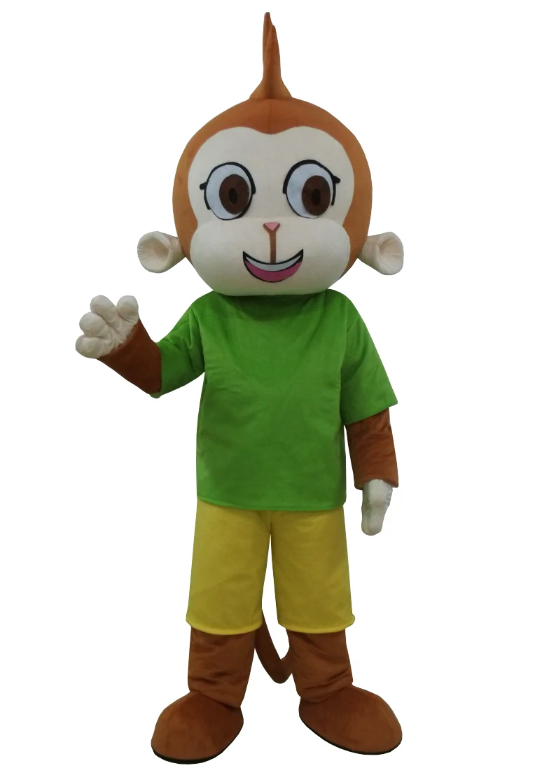 High Quality Green Monkey Mascot Costume Free Shipping for Halloween party costumes | Тематическая одежда и униформа