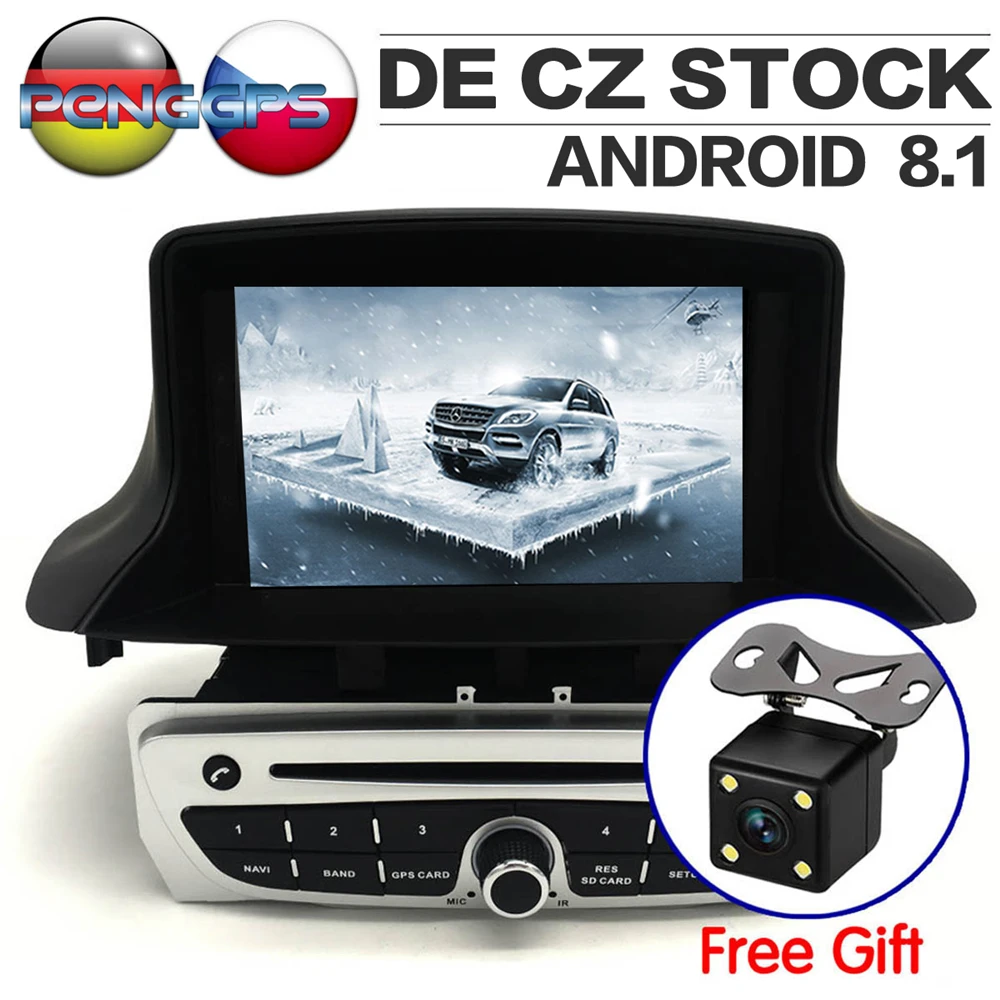 

7" IPS Screen Android 9.0 Car Radio for Renault Megane 3 Fluence 2009-2015 Flue GPS Navigation CD DVD Player Bluetooth Headunit