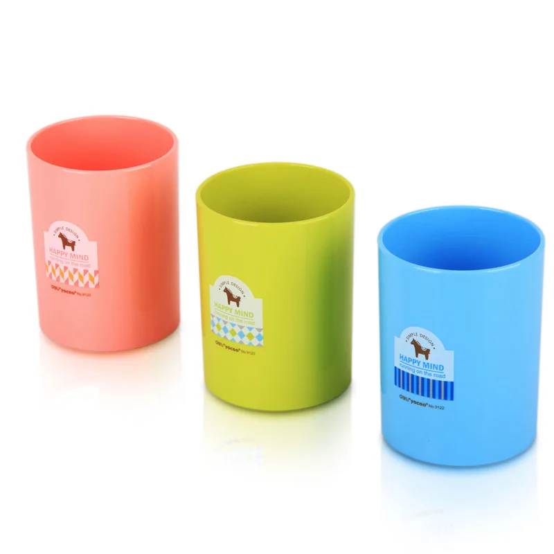 1pcs Deli 9122 Candy colored pen holder plastic pen holder Pop style