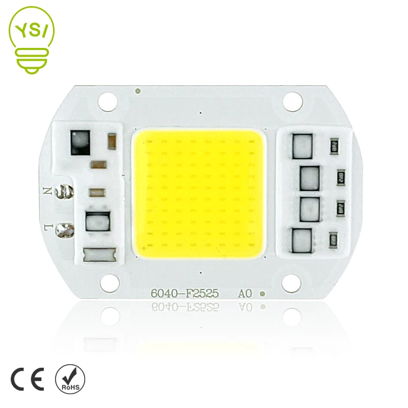 

LED Chip Lamp COB 10W 15W 20W 30W 50W LED Lamp Chip 220V Input IP65 Smart IC For DIY LED Flood Light Spotlight Cold/Warm White