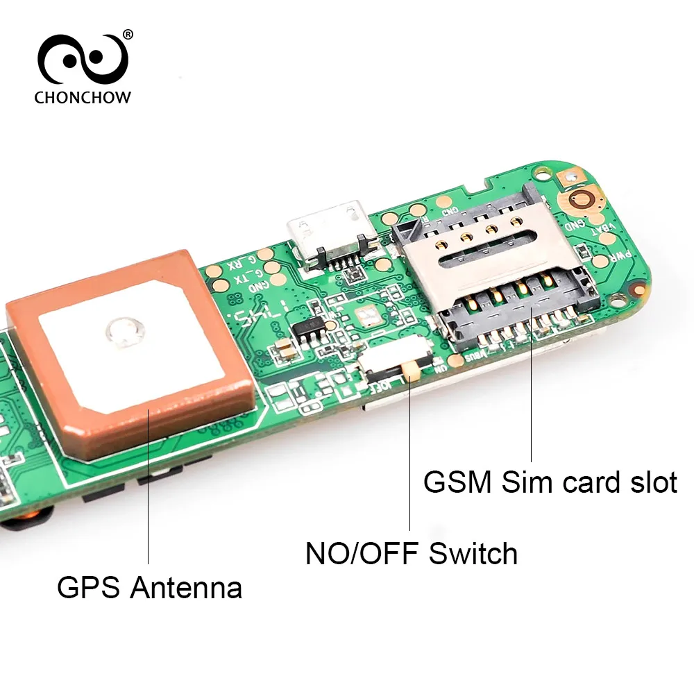 ChonChow Mini GSM GPS tracker for Car Motorcycle Vehicle Tracking Device with Online Tracking System Software
