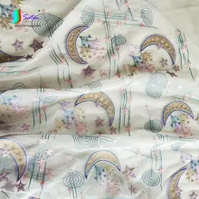 Детское платье, юбка, сделай сам, материал, солнце, луна, звезды, узор, милый яркий карамельный цвет, вышивка, пряжа, ткань в небесном стиле S0658L