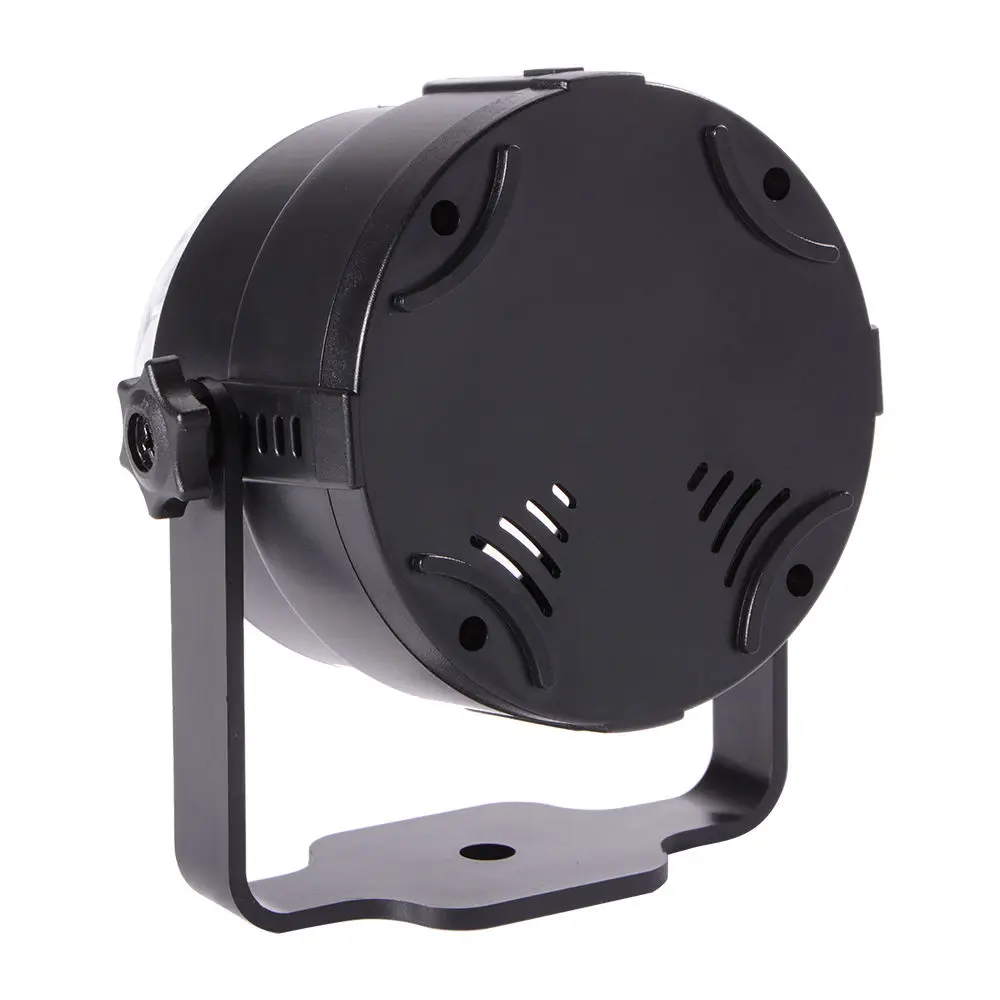 Цветной RGB LED хрустальный шар эффект автомобиля музыкальный ритм диско DJ