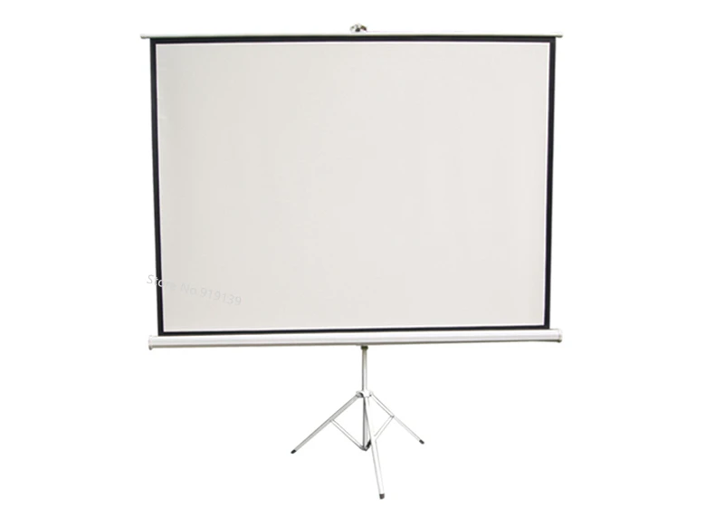 100inch 4x3 tripod projection screen title pic 13