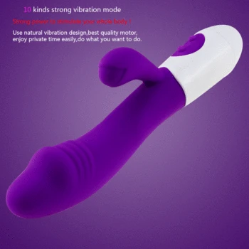 G Spot Dildo Rabbit Vibrator for Women Dual Vibration Silicone Waterproof Female Vagina Clitoris Massager Sex Toys For Women 3