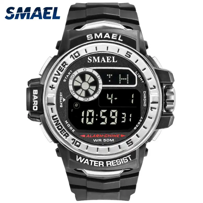 mechanical watch with digital display