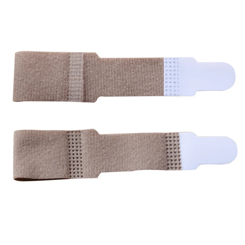

2PC Fabric Toe Finger Straightener Hammer Toe Hallux Valgus Corrector Bandage Toe Separator Splint Wrap Foot Stretcher Care Tool