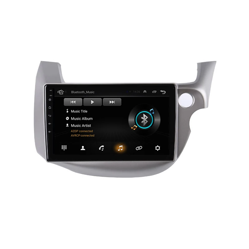 Sale 10"  2.5D IPS  Android 8.1 Car DVD Multimedia Player GPS For honda Fit jazz Right driving 2008 2009-2013 car radio navigation 16