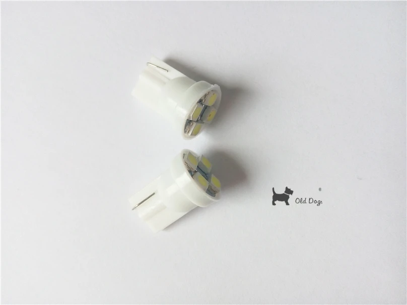 100 шт. автомобильный стайлинг T10 4SMD автомобильные светодиодные лампы 1210 3528