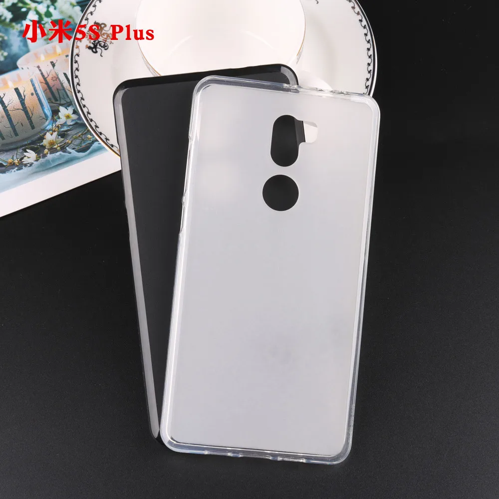 

For xiaoMI 5 Plus 5S 5 Silicone TPU Skin Soft Ultra-thin translucent Case Protective Back Cover Budding shell cellphone parts