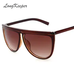 LongKeeper Очки Для женщин Солнцезащитные очки для женщин в стиле ретро Летний стиль Защита от солнца Очки негабаритных унисекс очки UV400