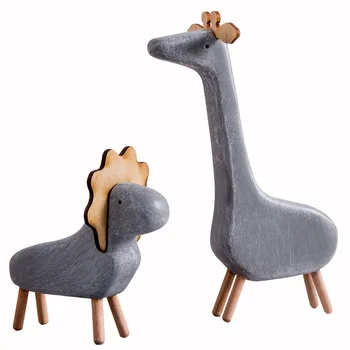 

Living Room Decor Nordic Style Decoration Animal Figurines Cartoon Ornaments