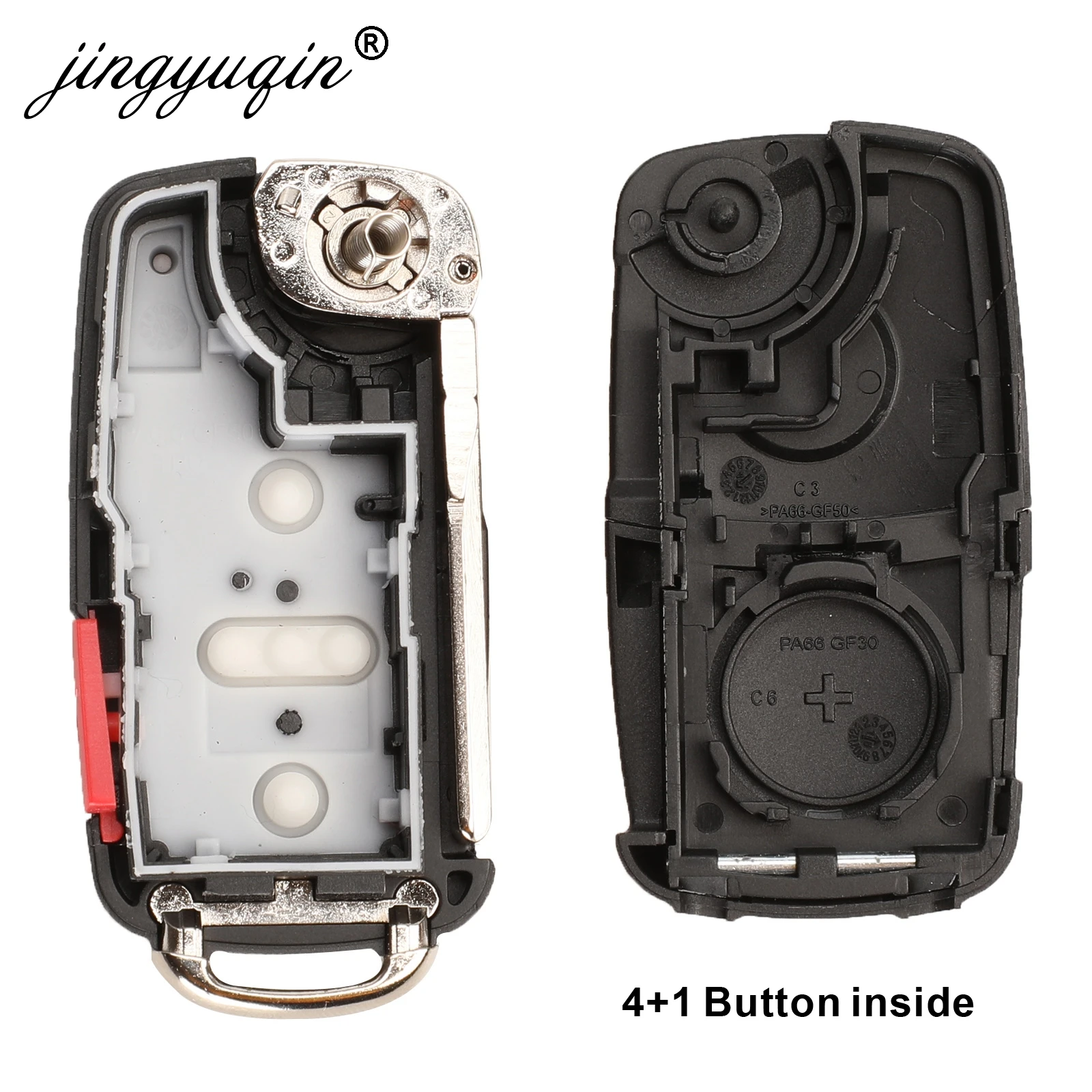 Jingyuqin-30pcs-Chiave-Borsette-per-VW-Tiguan-Golf-Sagitar-Polo-MK6-Touareg-Remote-2-3-4.jpg Keyforkess 30pcs Chiave Borsette per VW Tiguan Golf Sagitar Polo MK6 Touareg Remote 2/3/4 Button vibrazione Pieghevole Della Copertura Della Cassa Fob (202AD) - Jingyuqin 30pcs Chiave Borsette per VW Tiguan Golf Sagitar Polo MK6 Touareg Remote 2 3 4