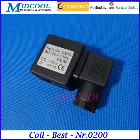 

Катушка электромагнитного клапана для электронного дренажного импульсного клапана переменного тока 220 В, внутренний диаметр 13 мм, высота 41 мм