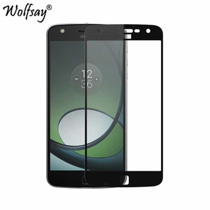

For Glass Motorola Moto Z Play Screen Protector Tempered Glass for Motorola Moto Z Play XT1635 Full Cover Curved Edge Phone Film